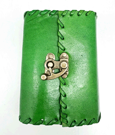 Leather Journal Plain Green 3.5x5